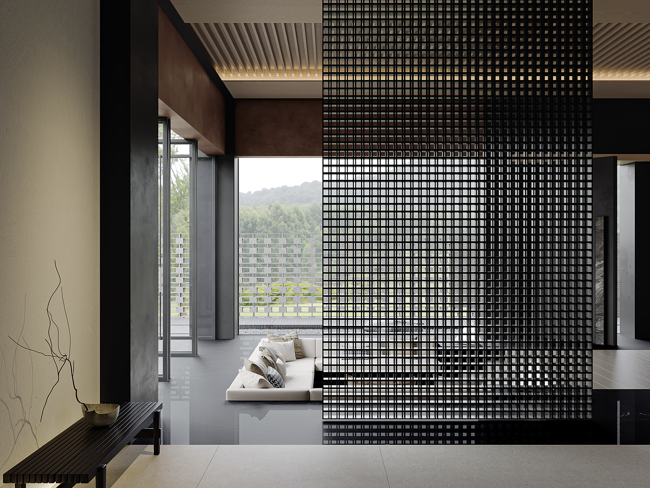 400㎡有点禅意的素雅别墅（图ZMzU5NDk1NjQ0） - 家装设计 - 站酷设计师舍作设计分享原创素材 - 站酷ZCOOL