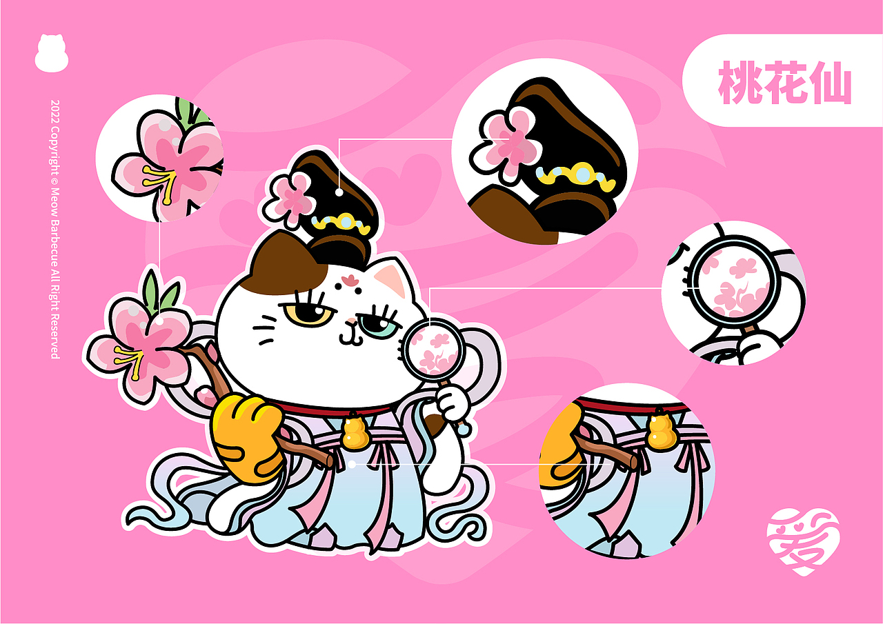 猫抓烤肉IP及授权图库优化(部分截选可授权)