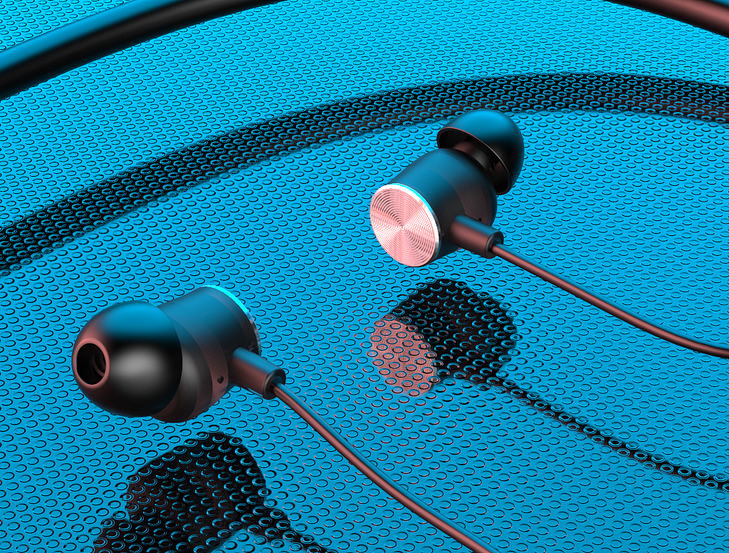 蓝牙耳机(C4D电商)