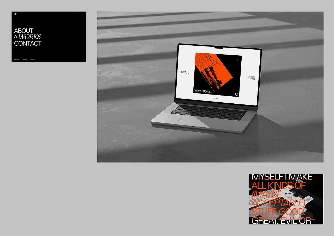 网页设计-Protfolio