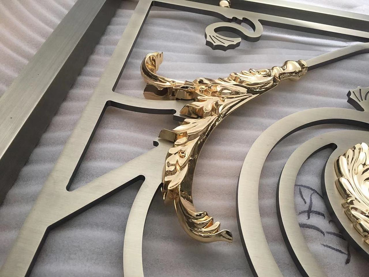 内蒙包头欧式楼梯纯铜雕花扶手