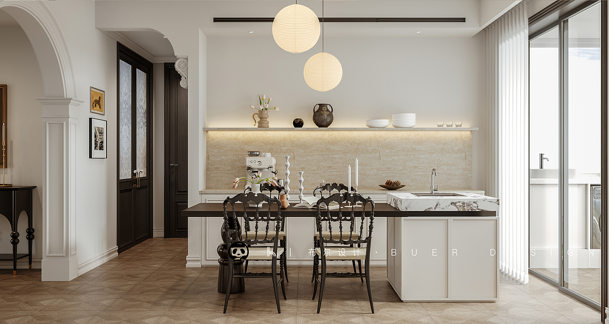 浪漫法式 | 每张效果图都像走进电影里（图ZMzY2OTU1MDk2） - 家装设计 - 站酷设计师重庆黑白画影原创素材 - 站酷ZCOOL