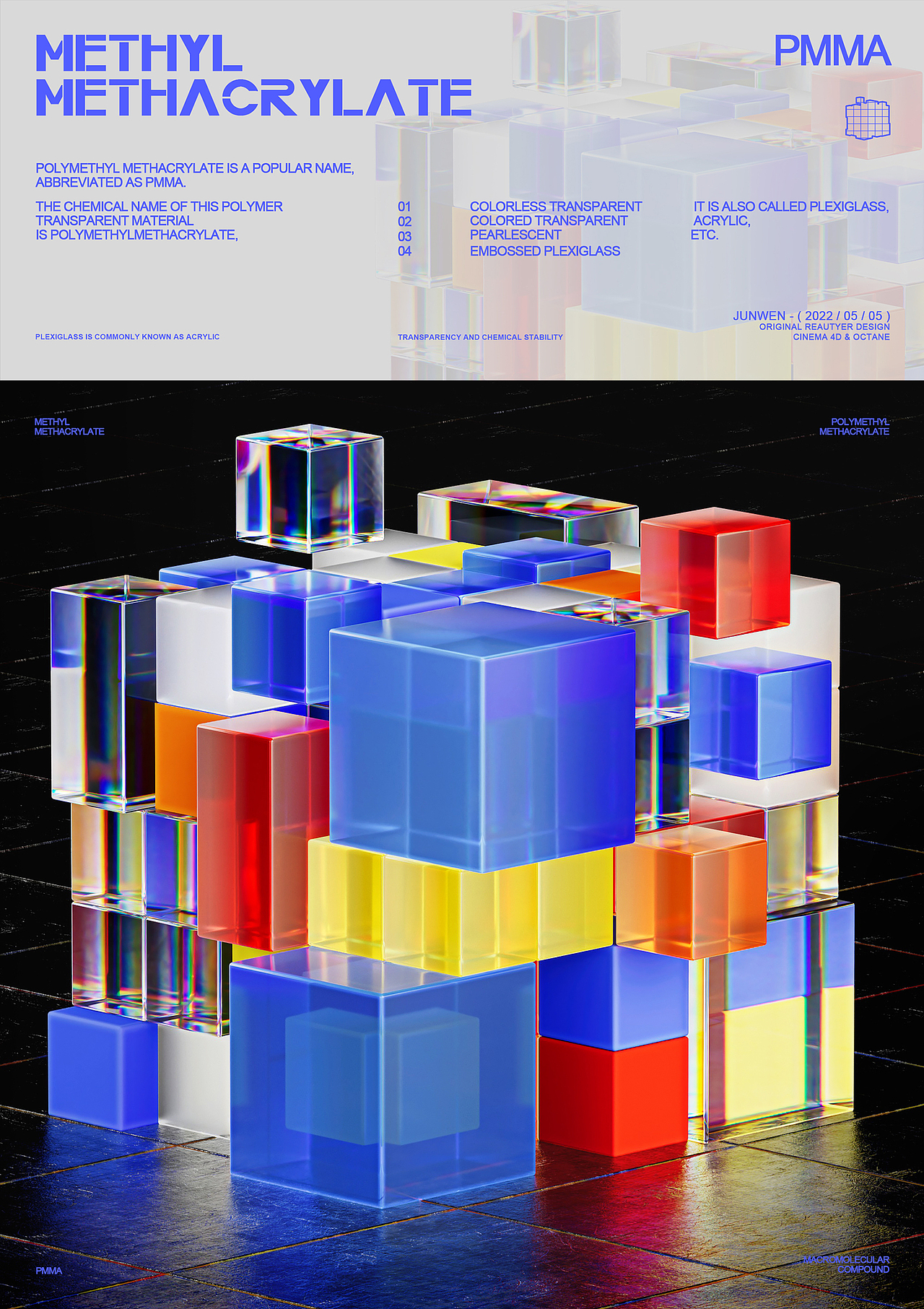 Methyl Methacrylate 有机玻璃（图ZMzA4NTEwNDEy） - 其他三维 - 站酷设计师Ju_nwEn原创素材 - 站酷ZCOOL