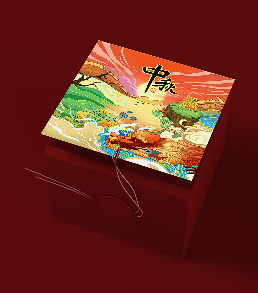 中秋插畫設(shè)計(jì)（圖ZMzEzMzUzODIw） - 商業(yè)插畫 - 站酷設(shè)計(jì)師黃大仙設(shè)計(jì)師原創(chuàng)素材 - 站酷ZCOOL