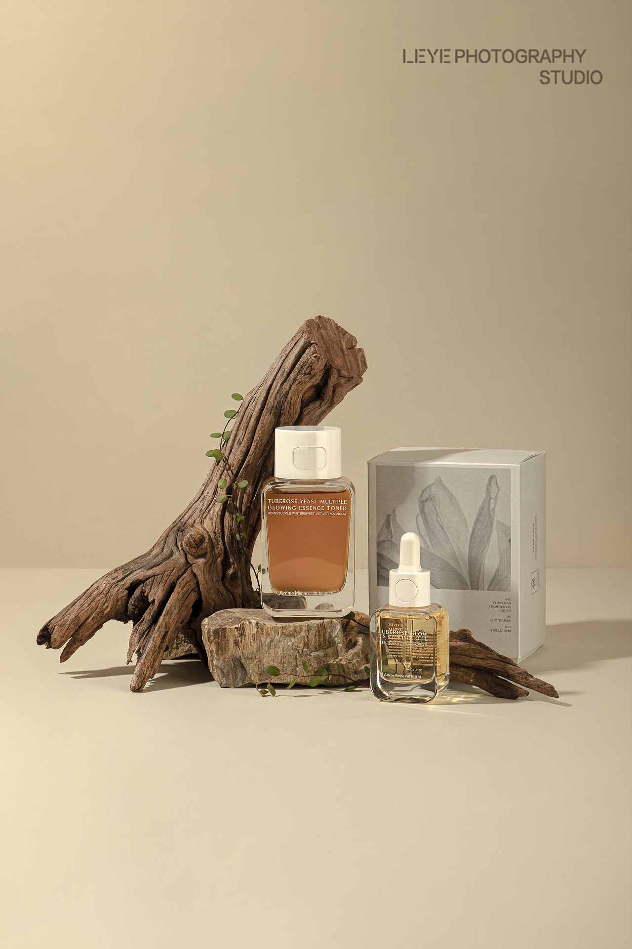 静物摄影|AromeManpo个护精华水场景拍摄案例