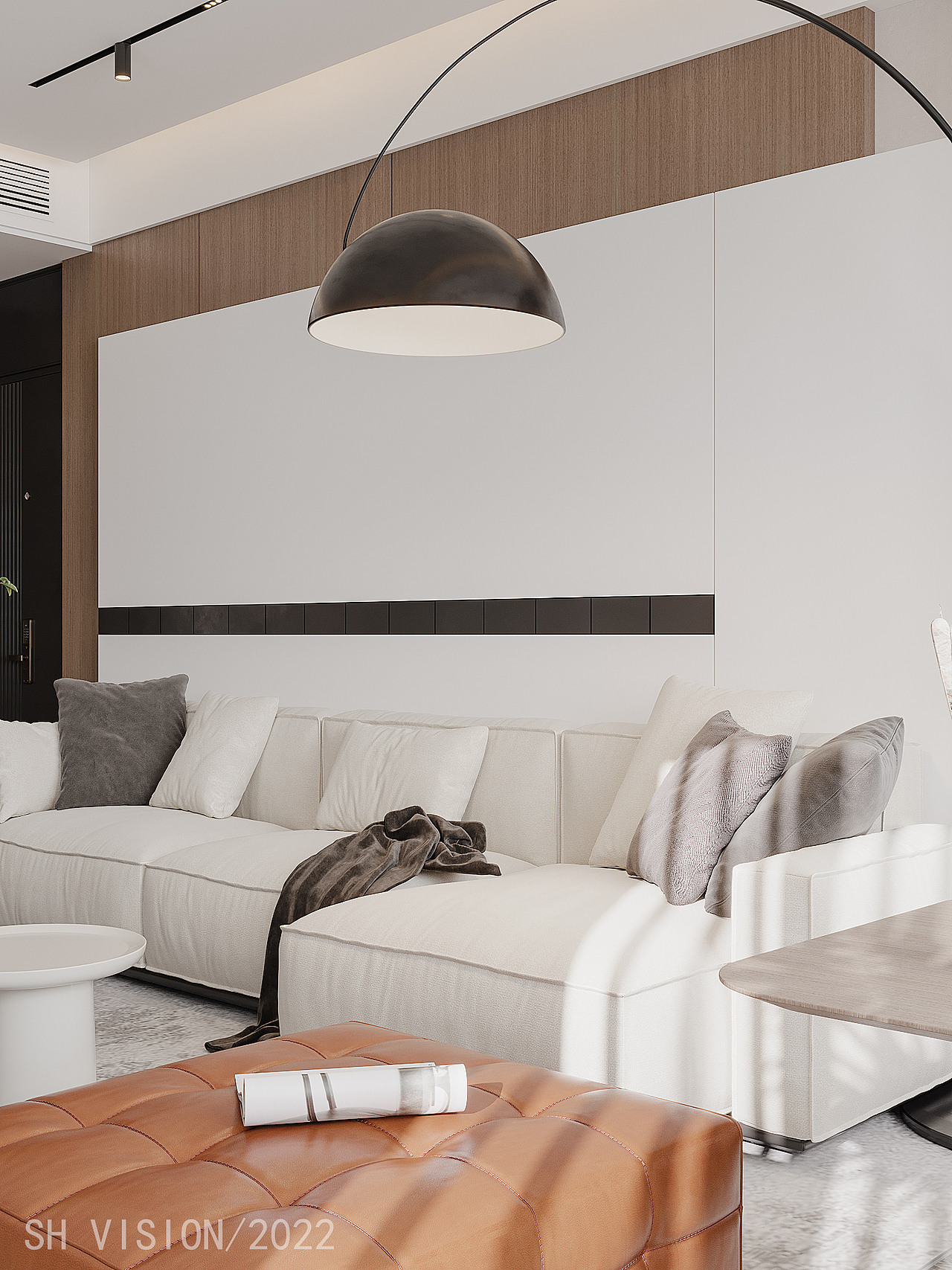 现代风格效果图表现/清华首院二