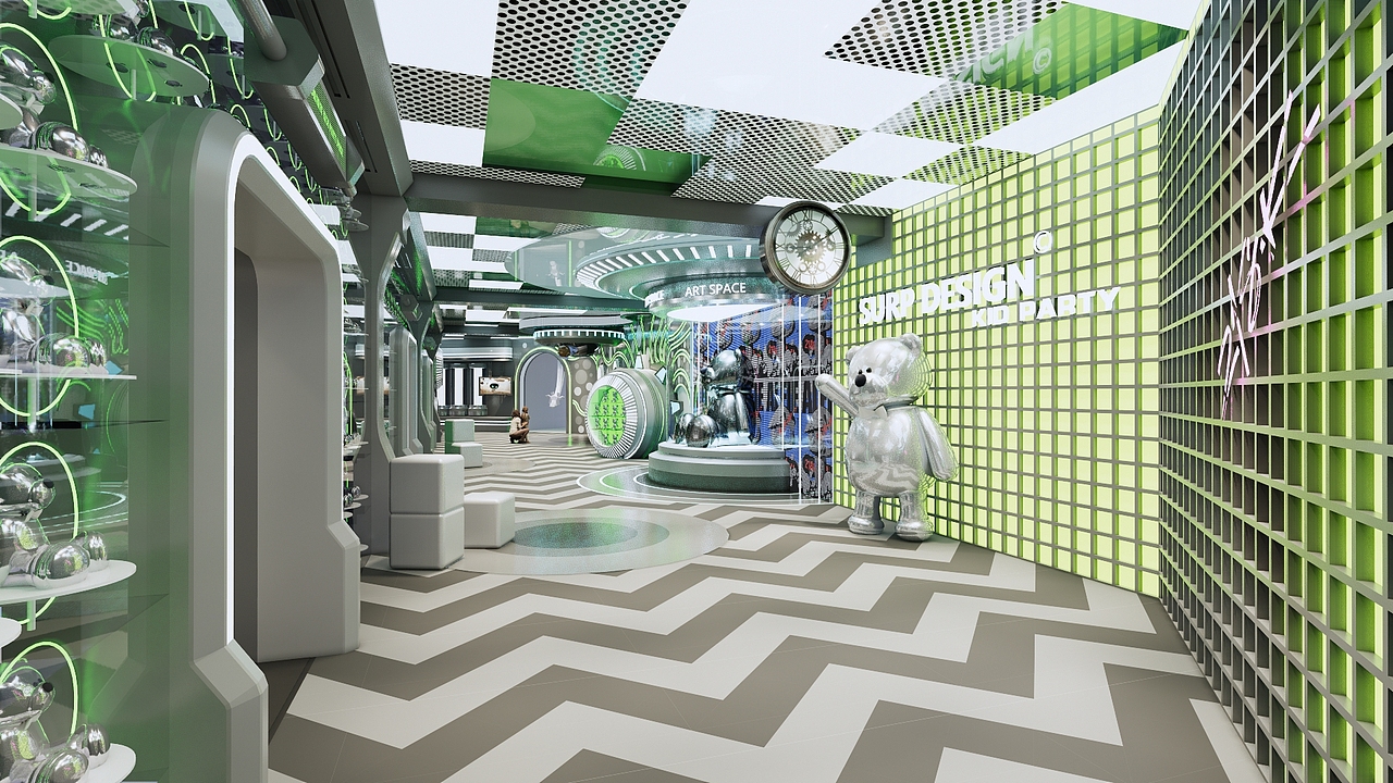 罗曼里 | 仪式感满满的儿童派对房（图ZMzQ4Nzk4NzUy） - 商业空间设计 - 站酷设计师SURP_DESIGN原创素材 - 站酷ZCOOL