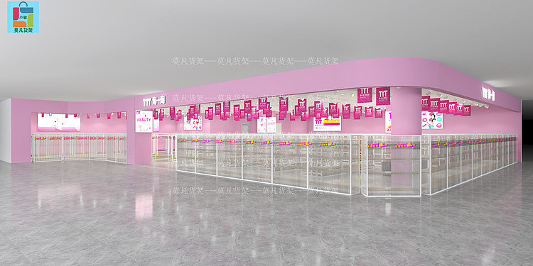 霍新款精品百货港风货架-莫凡货架生产原始厂家