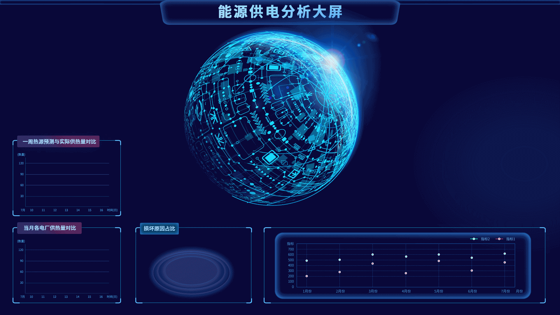 能源可视化数据（图ZMzEyNjY1MDQ0） - 软件界面 - 站酷设计师星途大海原创素材 - 站酷ZCOOL