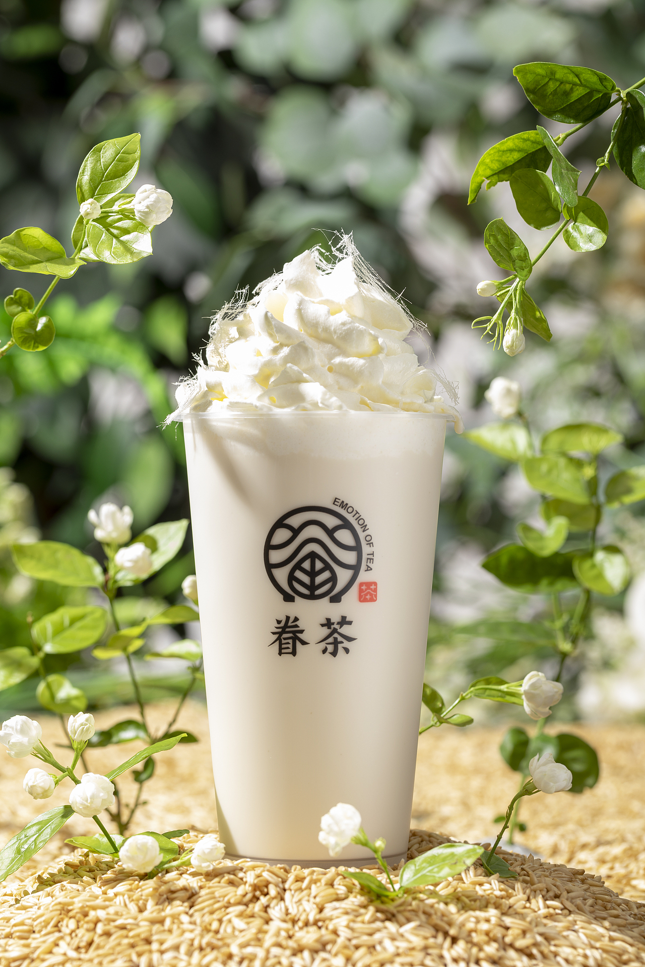 眷茶|栀子奶茶 茉莉奶茶拍摄