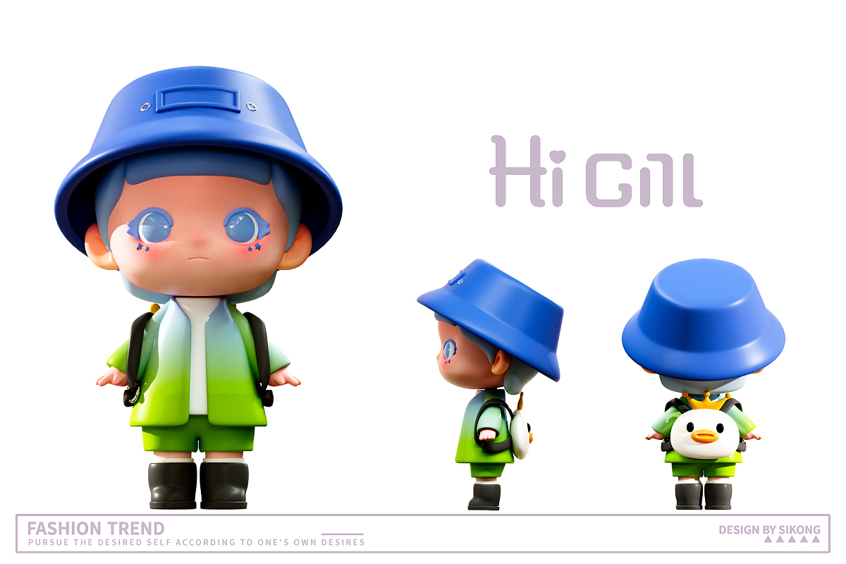 Hi·Girl（图ZMzU5ODAyNTQ4） - 人物/生物 - 站酷设计师司空SK原创素材 - 站酷ZCOOL