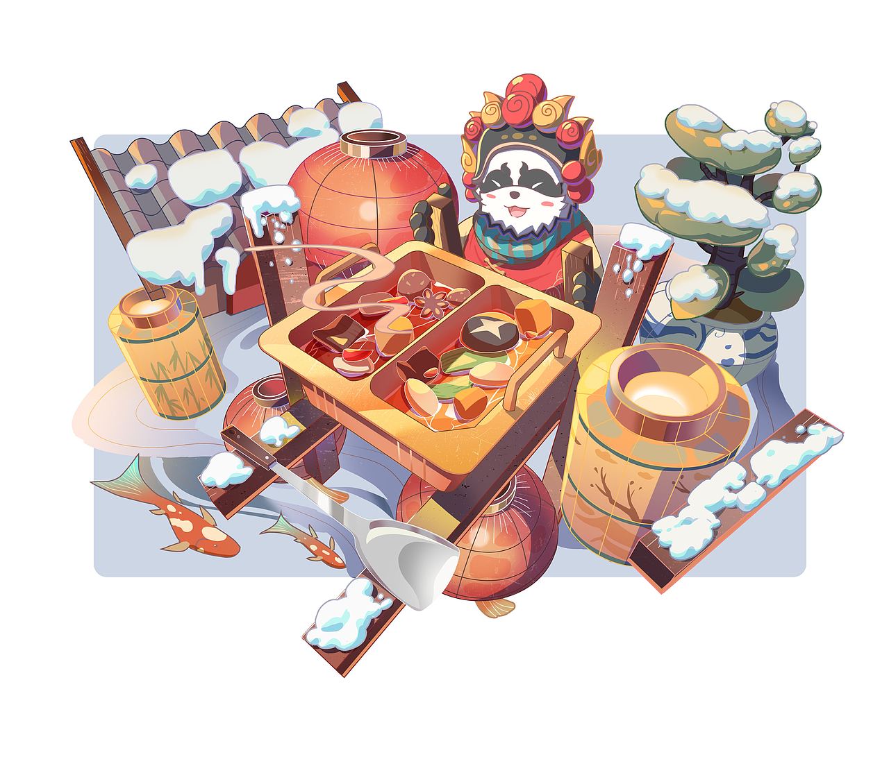 川西插画