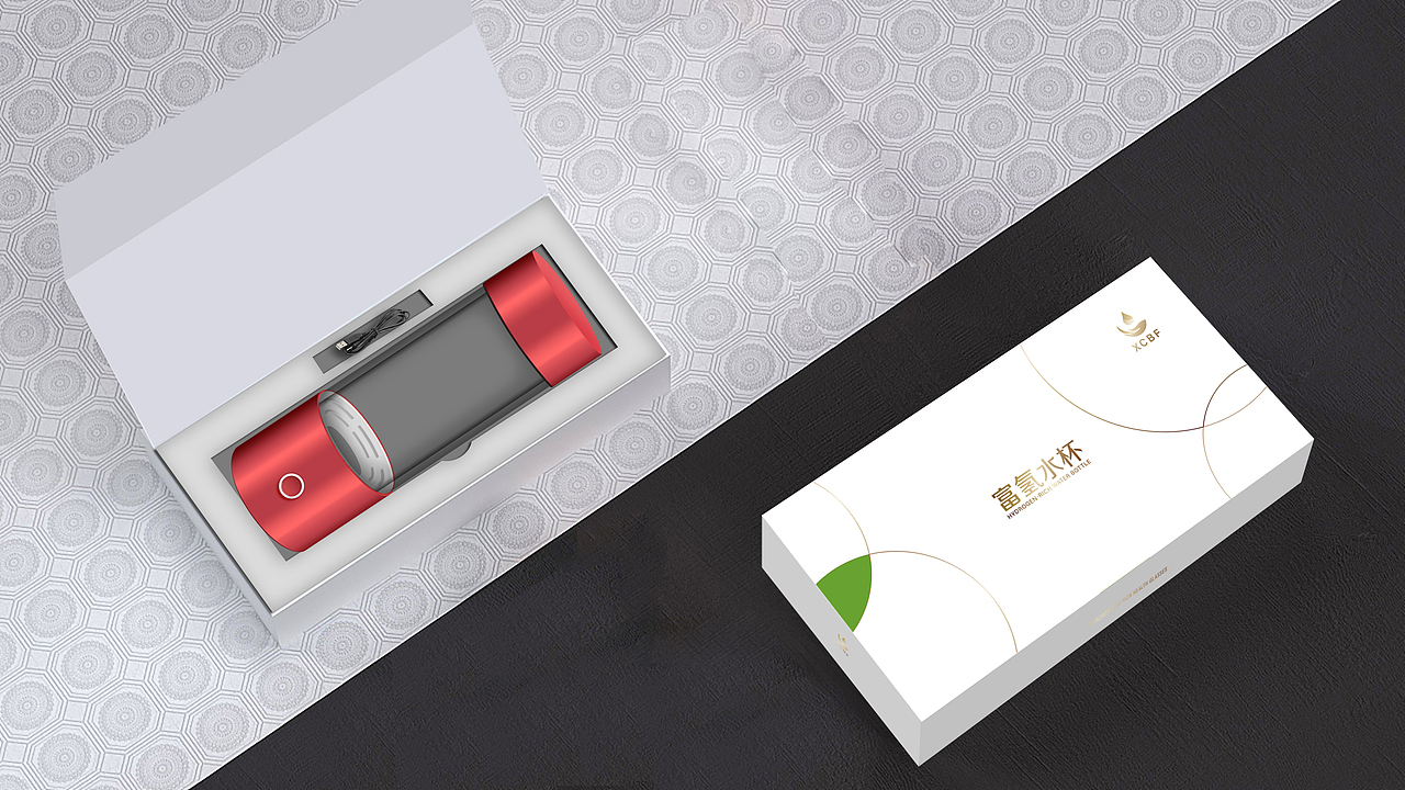 杭州协创博丰生物科技 富氢水杯包装 大健康产业