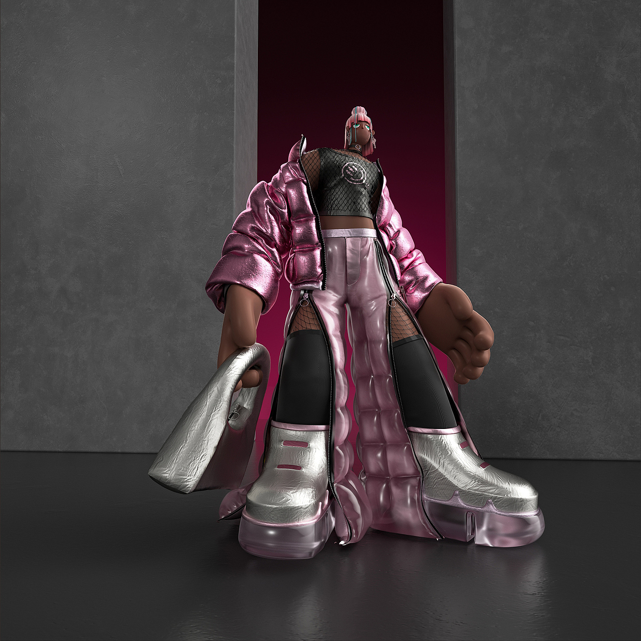 三维原创角色 / 虚拟服饰（图ZMzI5Njk2NTc2） - 人物/生物 - 站酷设计师王小羊der原创素材 - 站酷ZCOOL