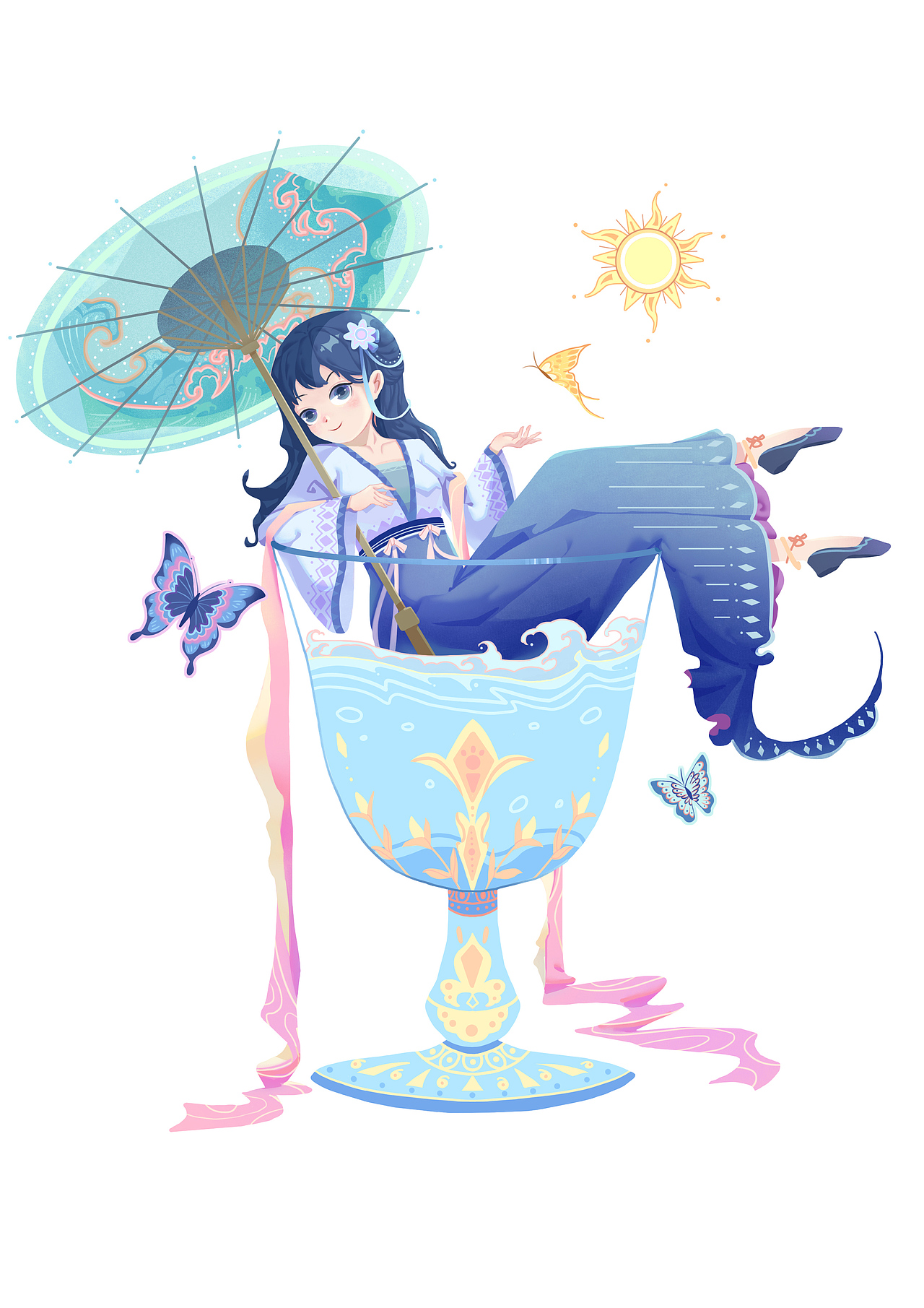 春夏秋冬人物插图（图ZMzU2ODkxMDQ4） - 商业插画 - 站酷设计师智彬原创素材 - 站酷ZCOOL