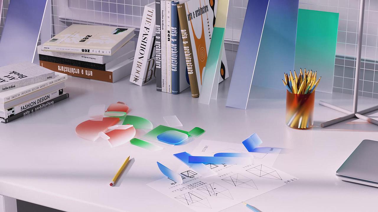 C4D学员Jefomi -Office UX Film临摹作品 05