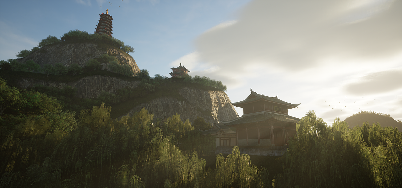 虚幻_ue5_山水场景（图ZMzI2Njc1MjIw） - 场景 - 站酷设计师时空检索原创素材 - 站酷ZCOOL