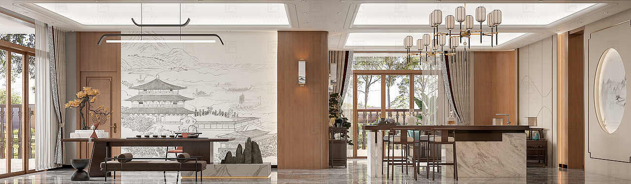 新中式风格,物因人贵,人因物雅。