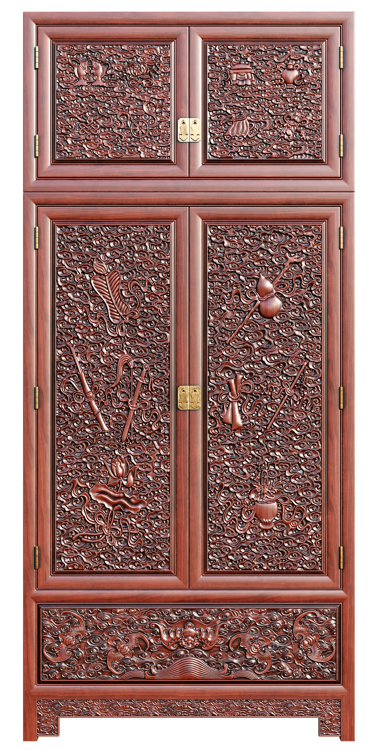 №348金丝楠衣柜建模渲染教程（图ZMzQxNDEzNTY0） - 生活用品 - 站酷设计师古色谷香原创素材 - 站酷ZCOOL