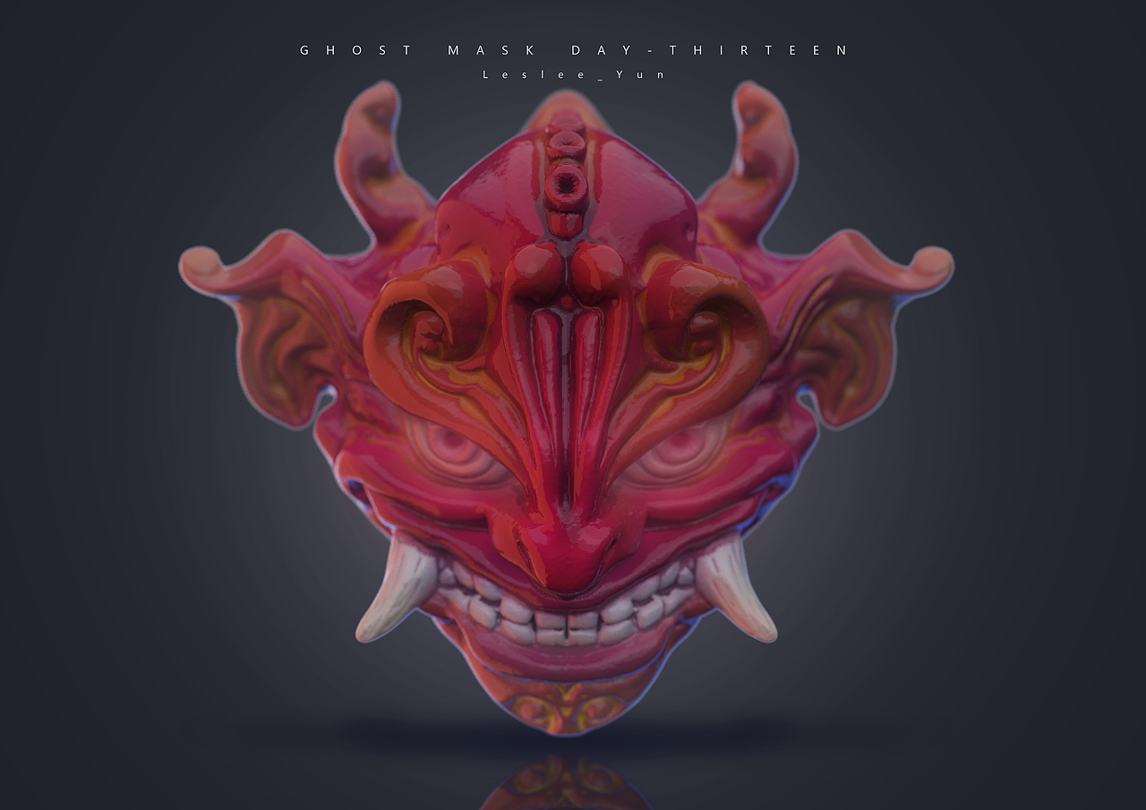 《百鬼相》系列三维速写（一）（图ZMzEzNzgxNTE2） - 人物/生物 - 站酷设计师Leslee_Yun原创素材 - 站酷ZCOOL