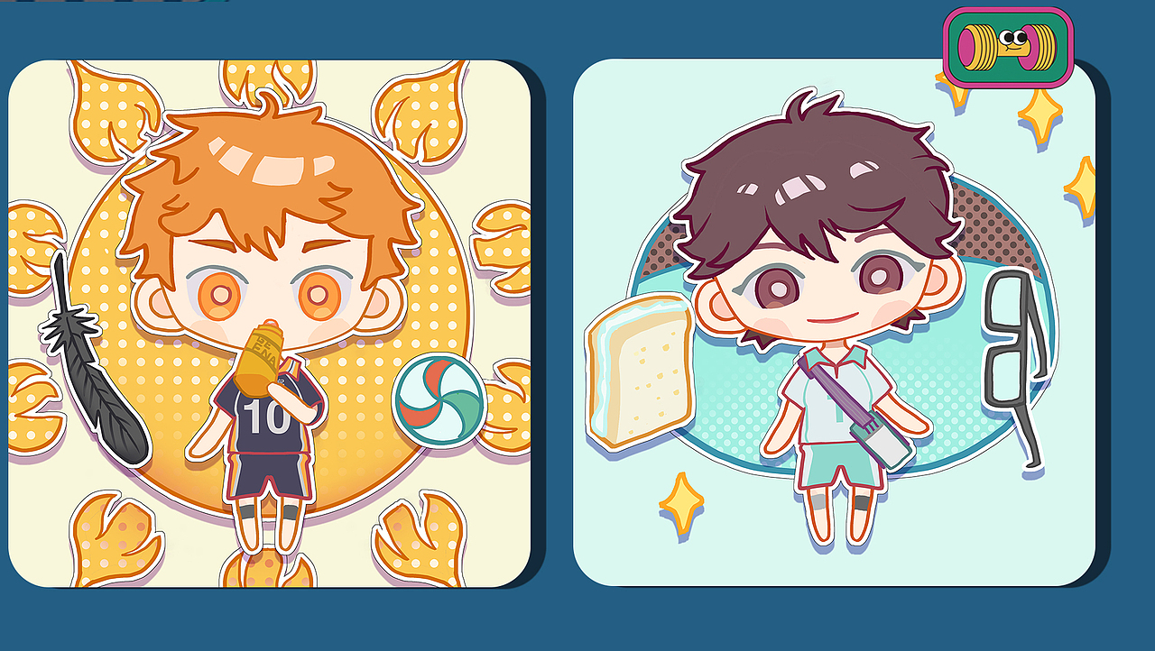 q版插画复古插画作品集