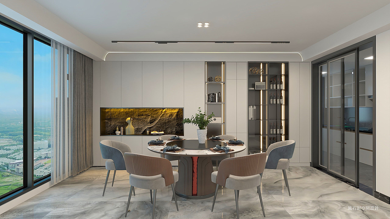 海棠湾小区-新现代哥特式风格家装方案