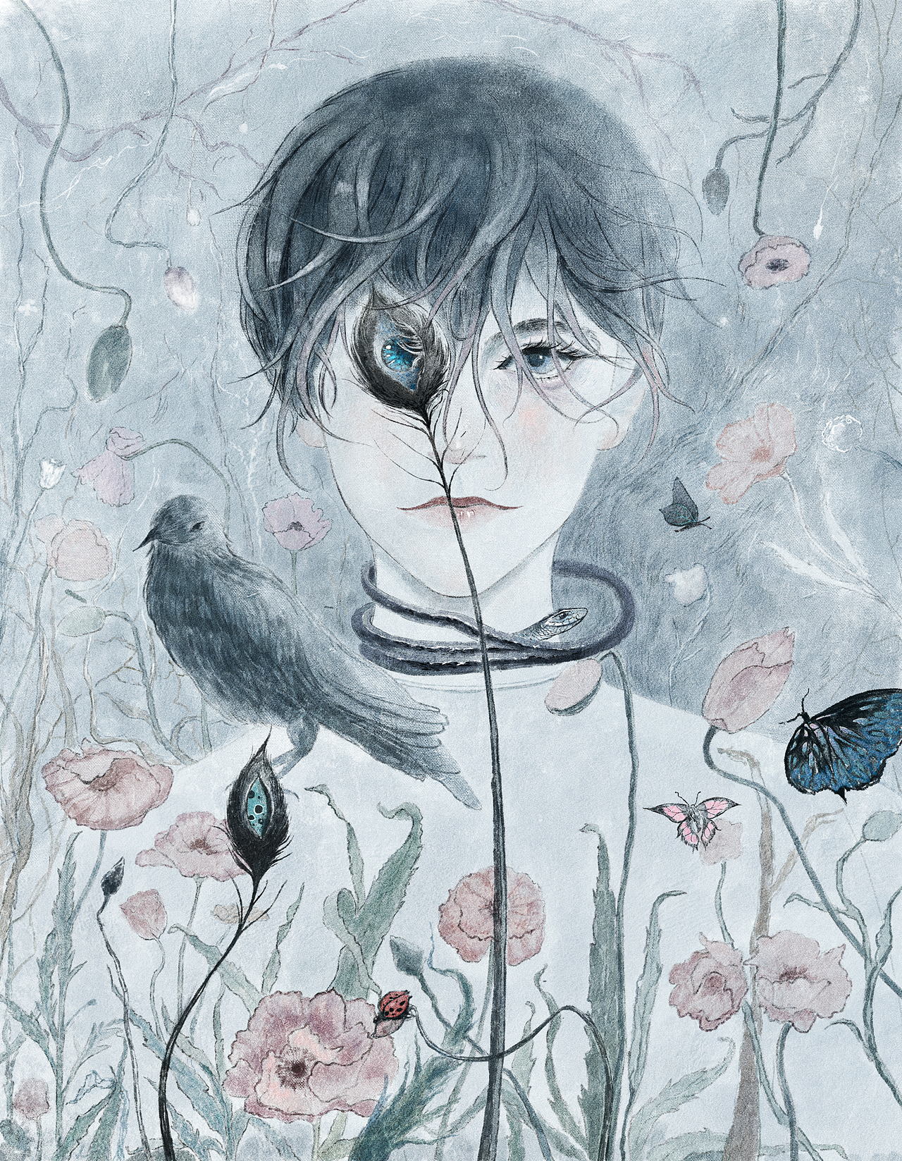 2023插画作品集（图ZMzU4ODU4NTUy） - 艺术插画 - 站酷设计师檬Mxxaw原创素材 - 站酷ZCOOL
