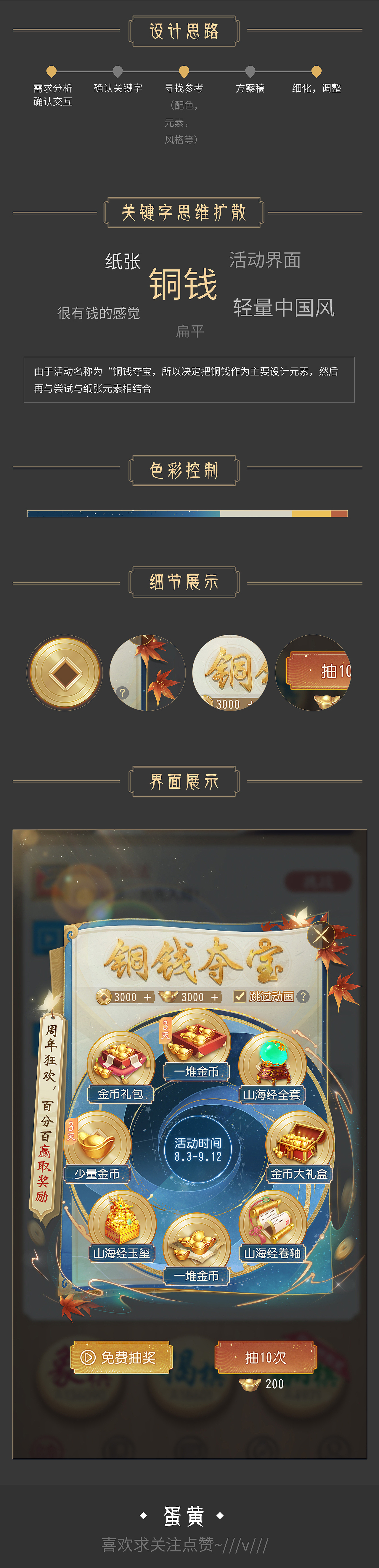 中国风活动界面-铜钱夺宝（图ZMzI2MTQ0MjY0） - 游戏UI - 站酷设计师helandi_蛋黄原创素材 - 站酷ZCOOL