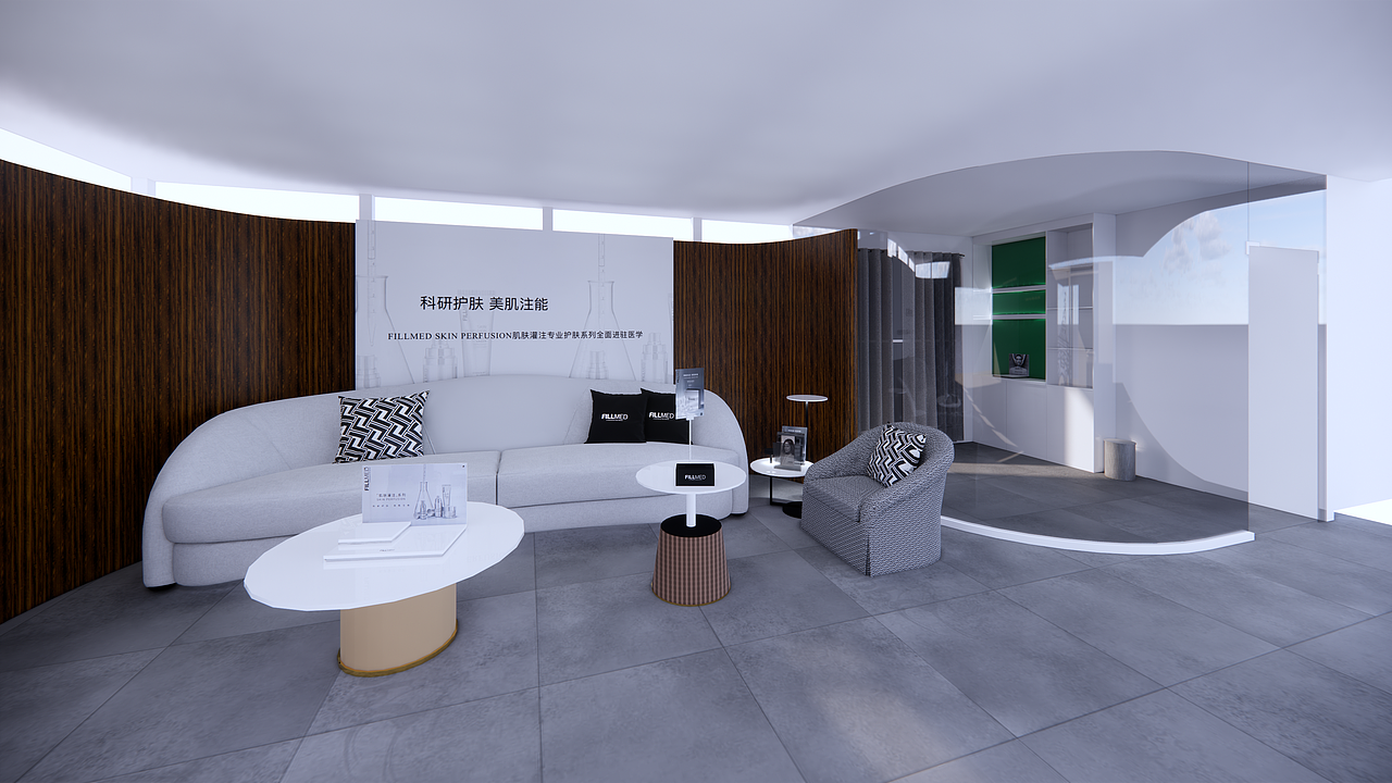 美容行業(yè)大廳設(shè)計（圖ZMzAyMTMwOTA4） - 商業(yè)空間設(shè)計 - 站酷設(shè)計師饒饒呀原創(chuàng)素材 - 站酷ZCOOL