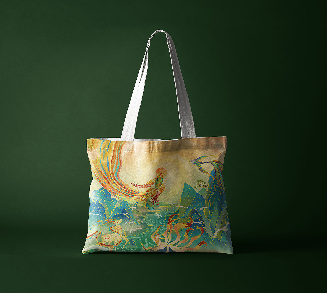 梦回山海——国潮风格插画