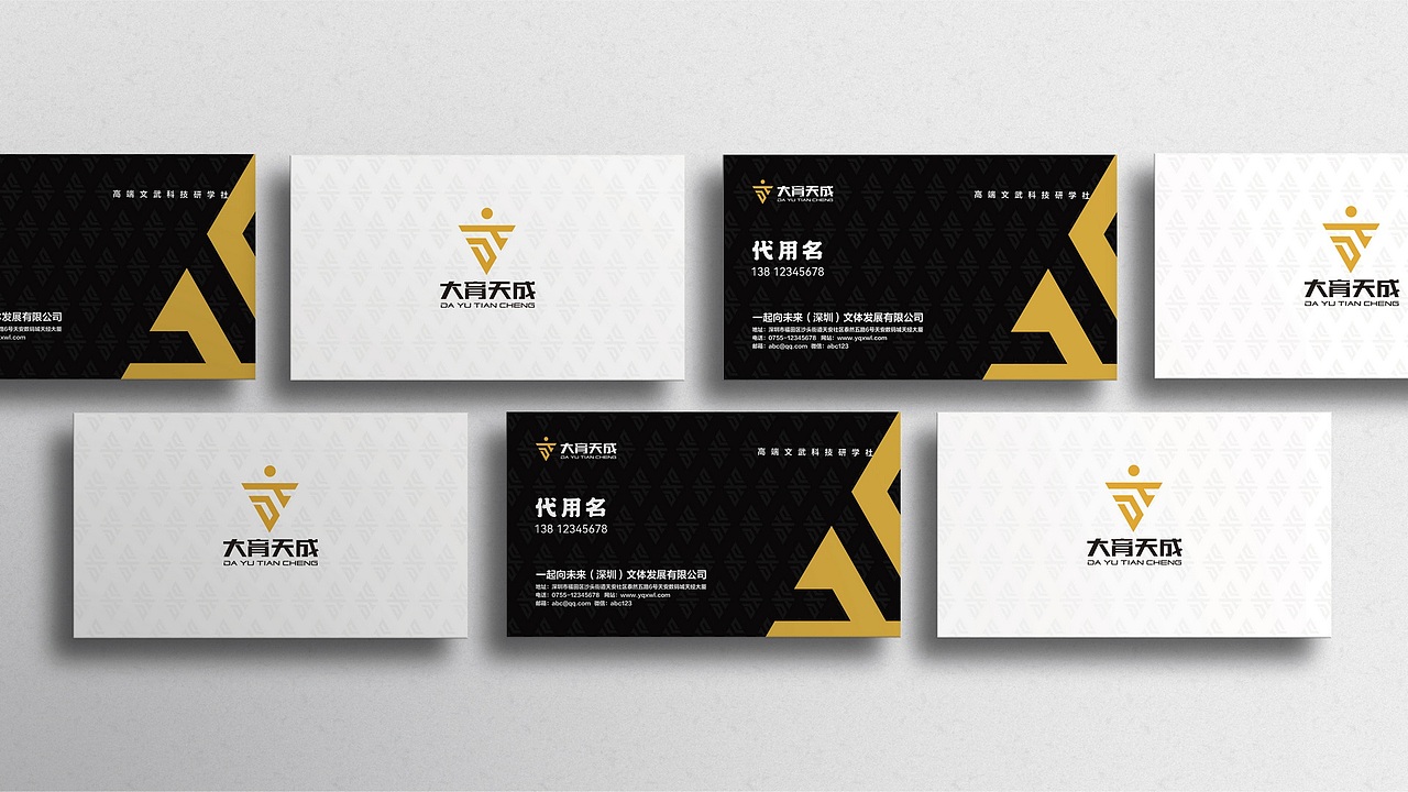 武馆品牌形象设计-深圳大育天成