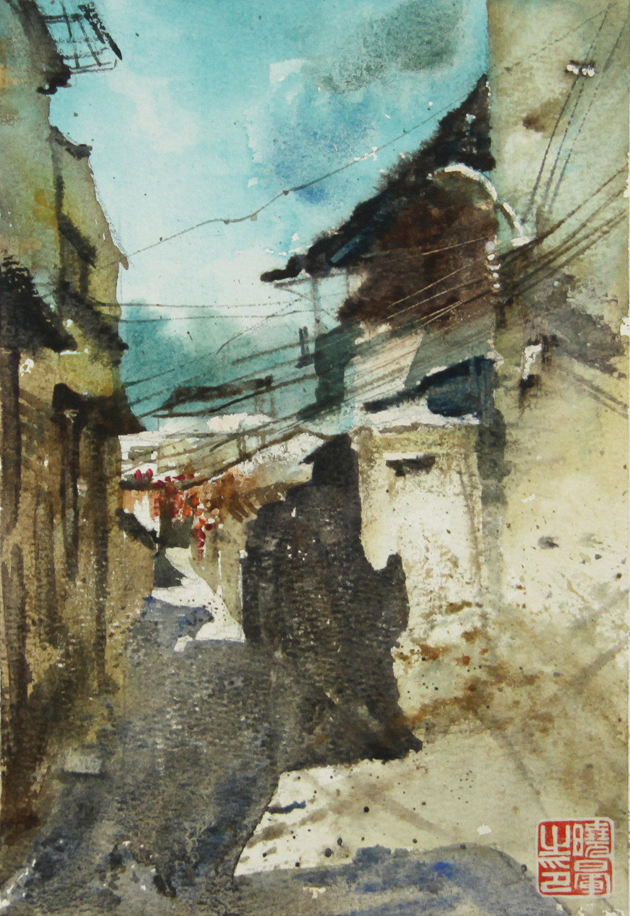 离乡愁，梦几回（图ZMzE3ODE1Nzky） - 绘画 - 站酷设计师方晓晖大悟山人原创素材 - 站酷ZCOOL