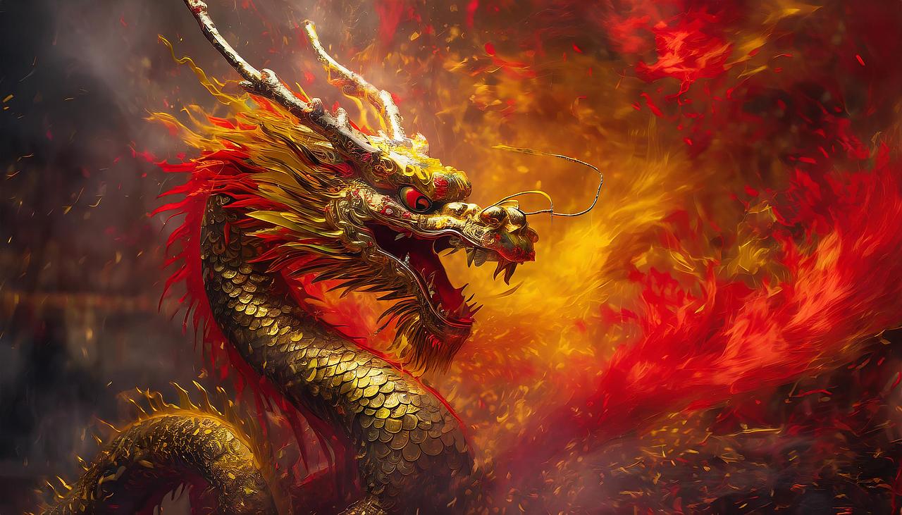 中国传统纹样-生肖-龙-AIGC（图ZMzYxNjA3NzYw） - AI作品 - 站酷设计师AoYan原创素材 - 站酷ZCOOL