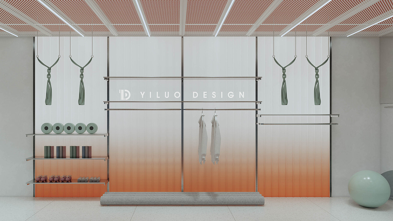 YILUO DESIGN｜YPL运动潮流品牌服饰店铺形象设计（图ZMzYxMDU4NTI4） - 商业空间设计 - 站酷设计师一落设计事务所原创素材 - 站酷ZCOOL