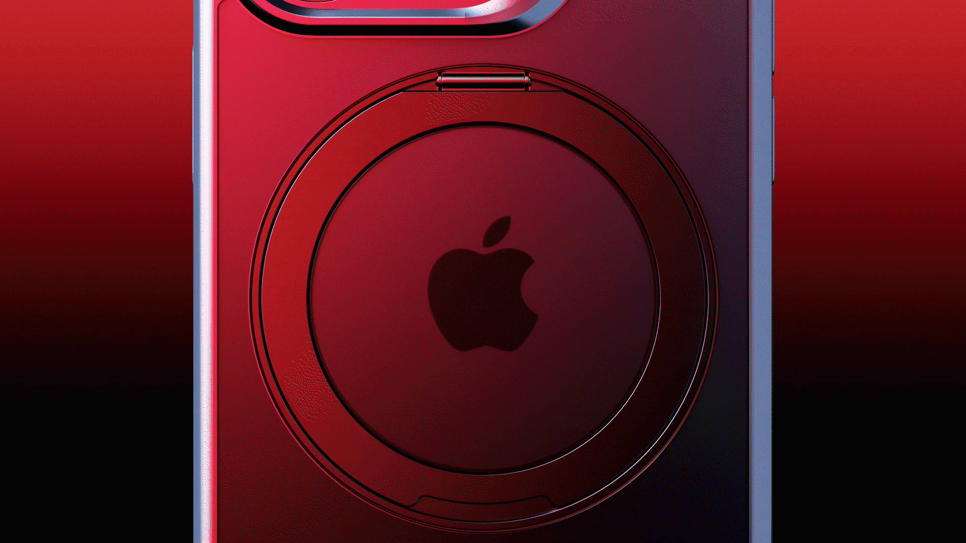 M1磁吸支架环手机壳C4D动画