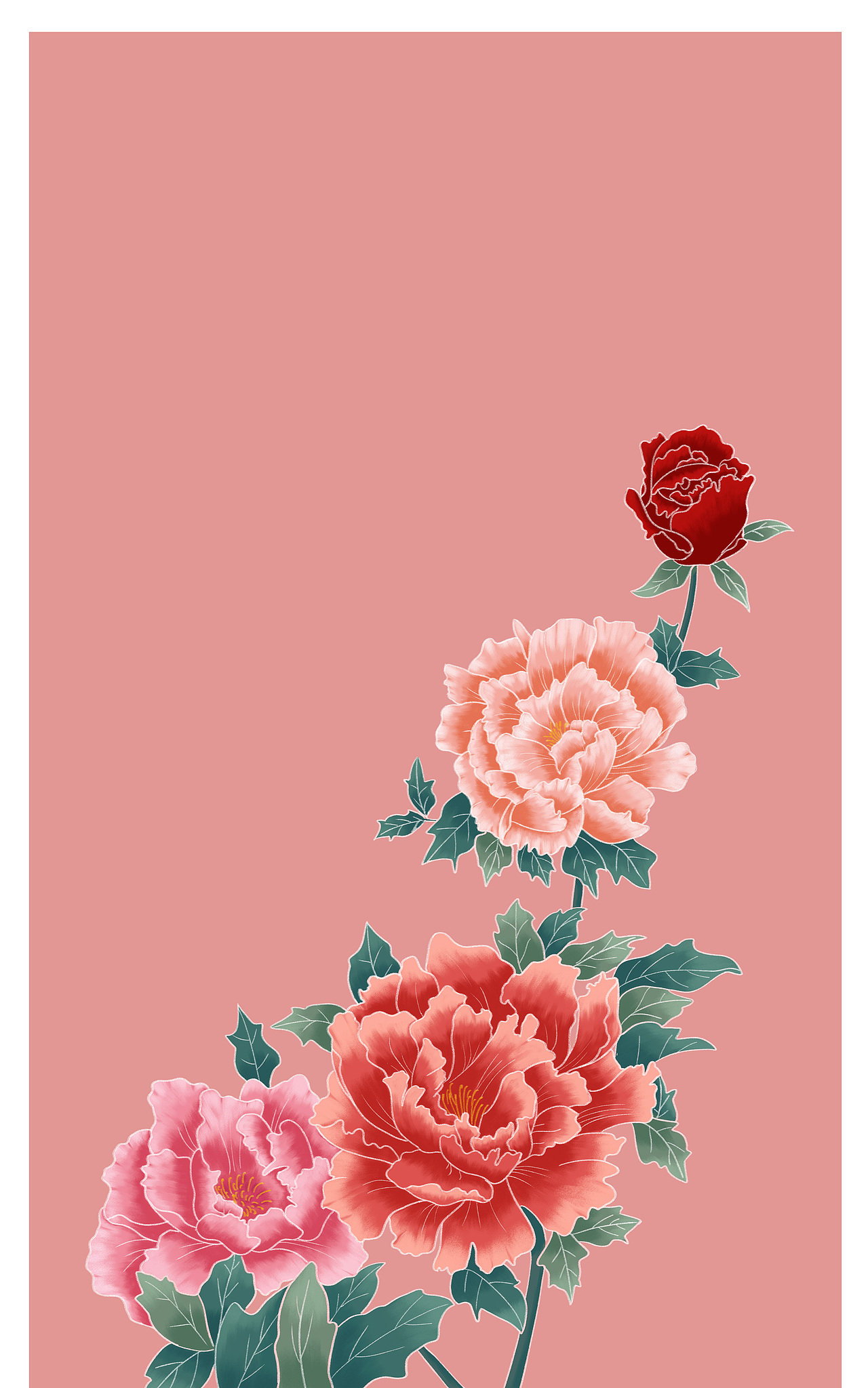 系列插画——花卉（图ZMzIwNjYzMjU2） - 商业插画 - 站酷设计师米小易原创素材 - 站酷ZCOOL