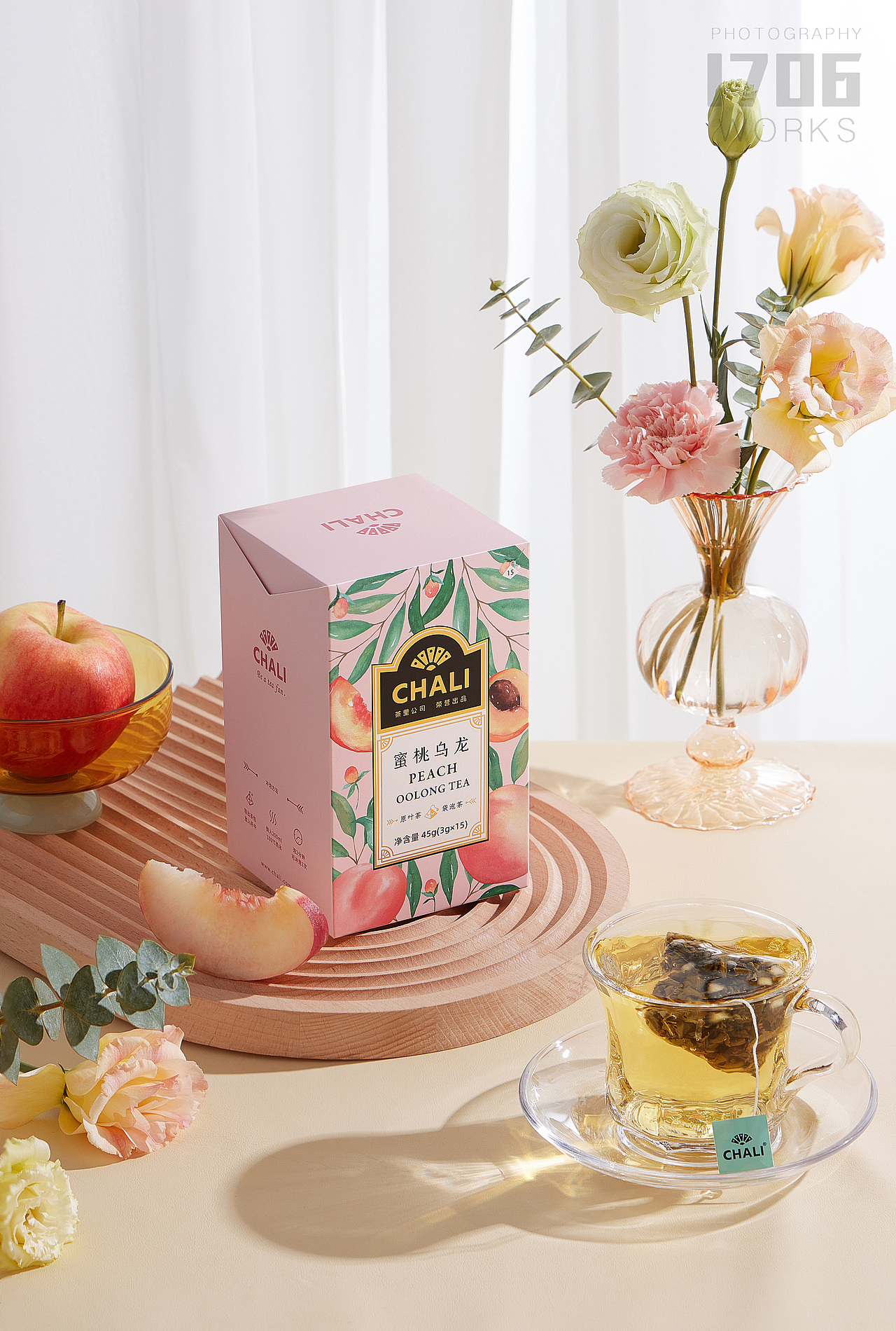 电商摄影 | 1706蜜桃乌龙茶（图ZMzUwNzE0MTY0） - 产品摄影 - 站酷设计师1706yoga原创素材 - 站酷ZCOOL