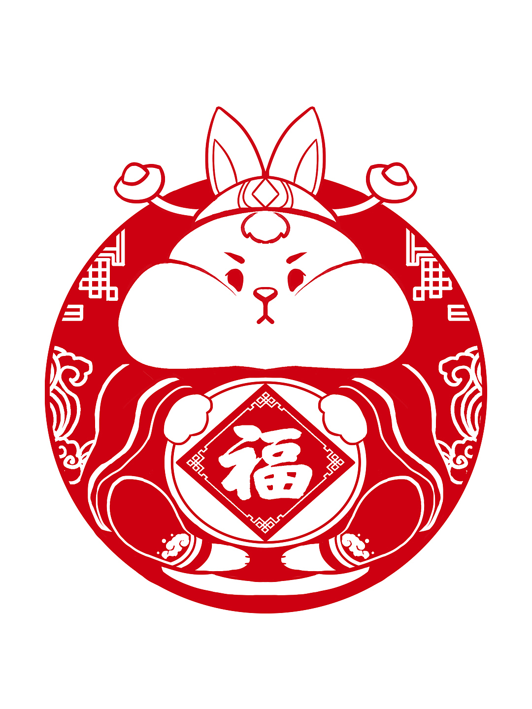 新年剪纸（图ZMzIyMDY2MjM2） - 包装 - 站酷设计师倔强青铜同学原创素材 - 站酷ZCOOL