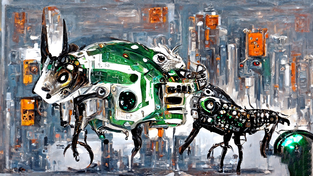 #wow+数字艺术nft科学机器人电子信息技术数字精密芯片