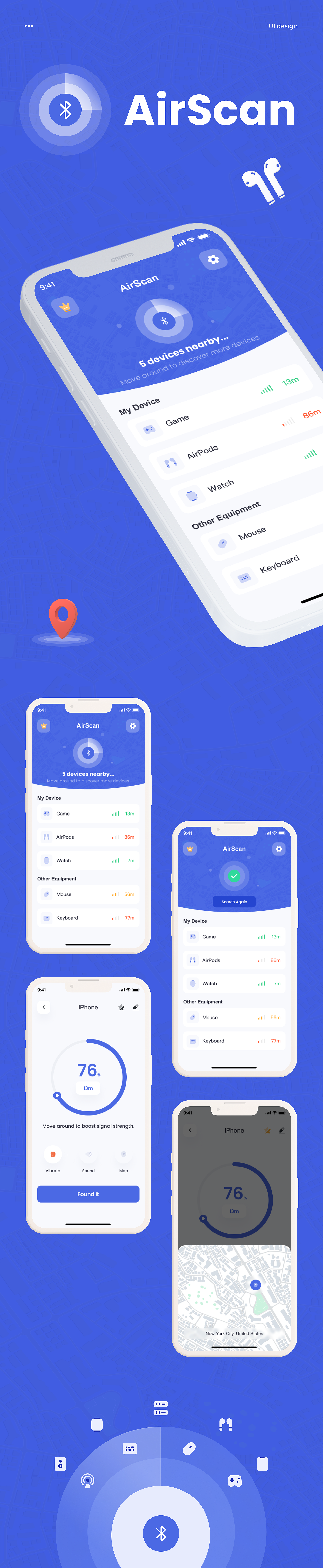 Find bluetooth（图ZMzEwNTUwNTE2） - APP界面 - 站酷设计师韦少卿原创素材 - 站酷ZCOOL
