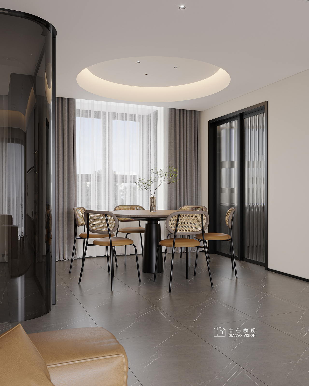 点右效果图 —— 现代复古风格