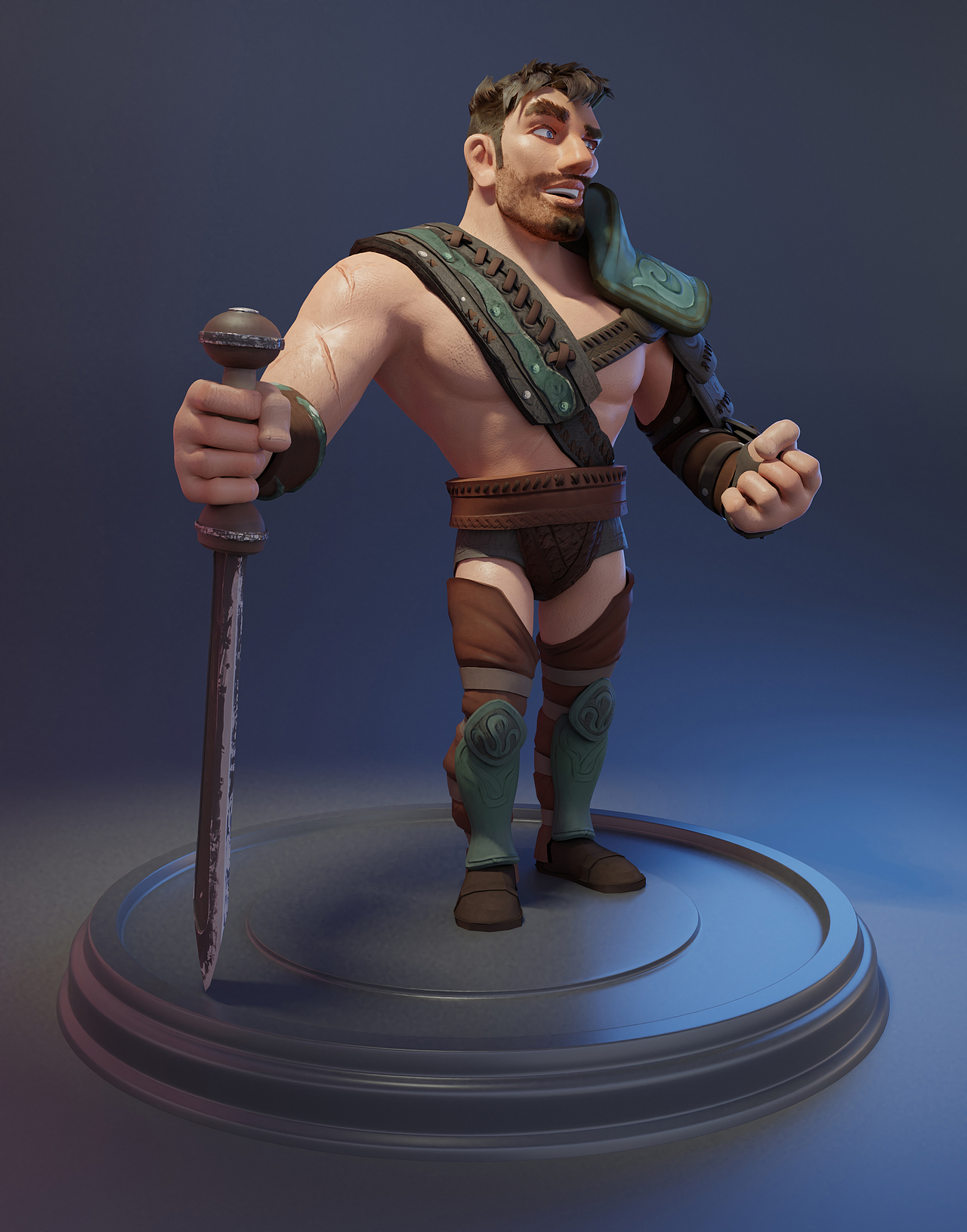 卡通斯巴达战士（图ZMjk3NTA2MzIw） - 概念设定 - 站酷设计师Darkseer原创素材 - 站酷ZCOOL