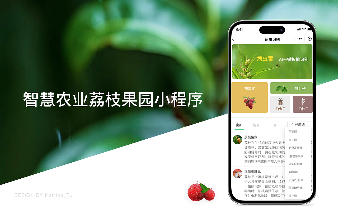 智慧农业荔枝果园（图ZMzYxMjAxMjIw） - APP界面 - 站酷设计师Katrina_Tu原创素材 - 站酷ZCOOL
