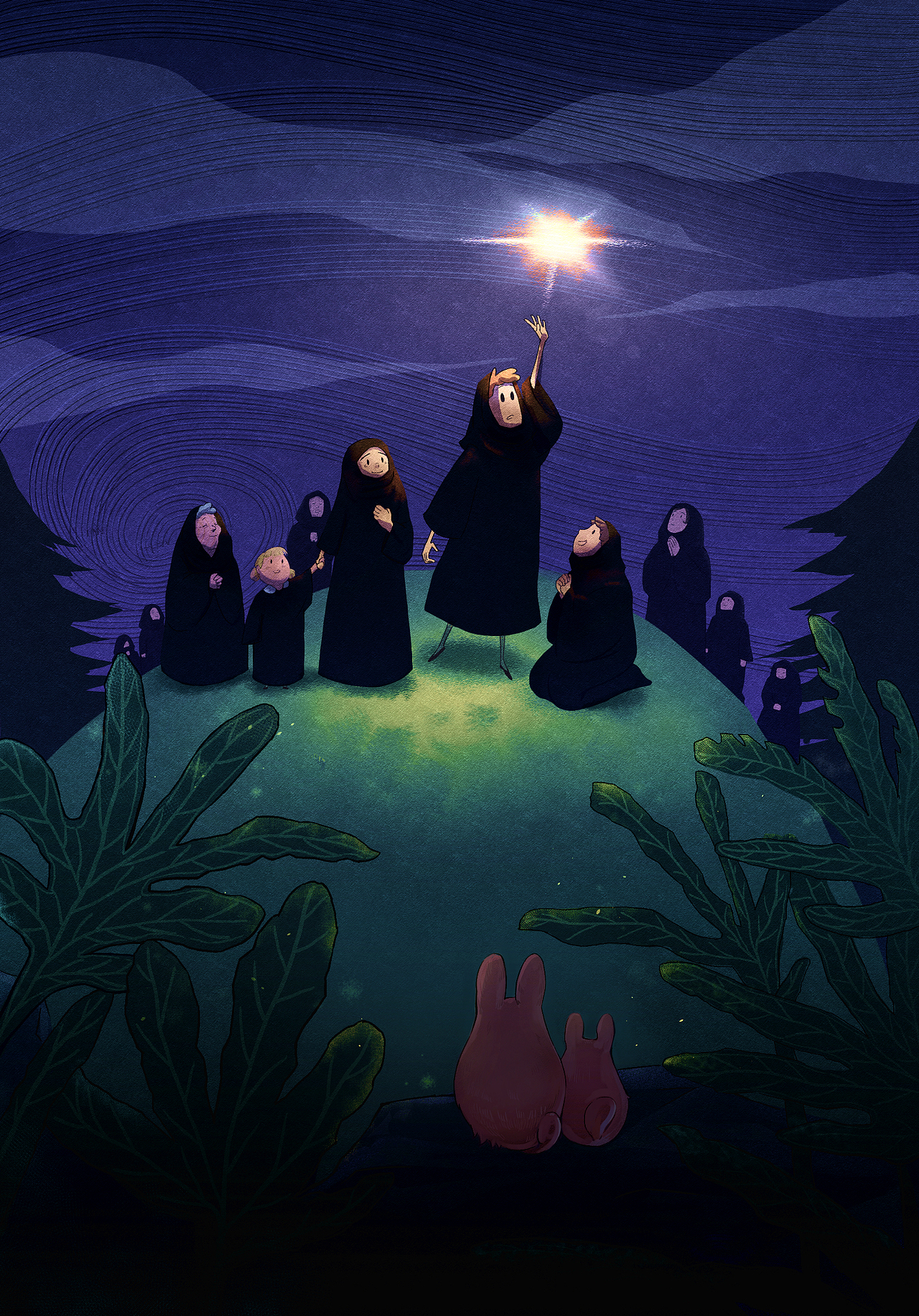 【原创插画】爱的希望（图ZMzM2OTg0NDMy） - 创作习作 - 站酷设计师二郎老D原创素材 - 站酷ZCOOL