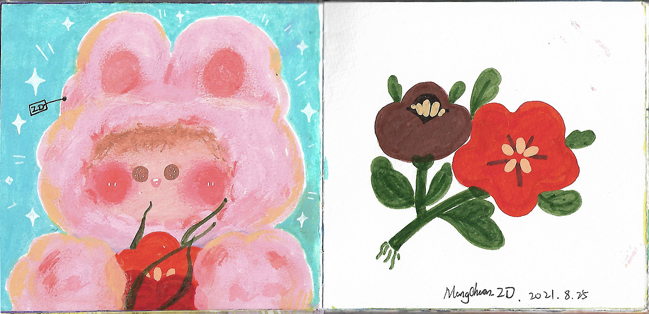 芒川插画2022年终总结2-手绘篇