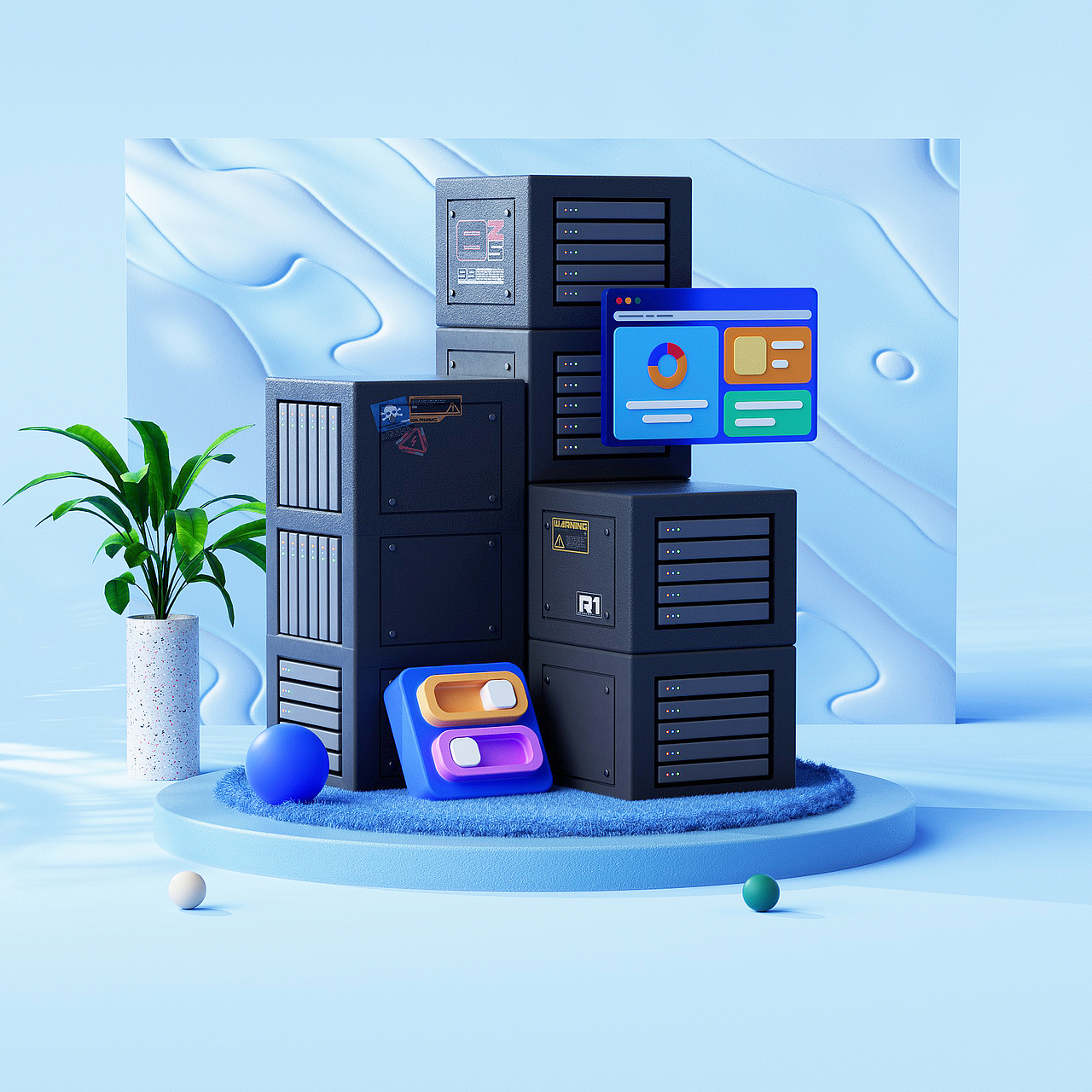 B端设计之小场景系列（图ZMzEwNzAyNDA0） - 场景 - 站酷设计师极光社Design原创素材 - 站酷ZCOOL