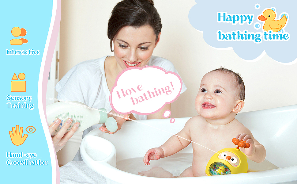 亚马逊玩具-浴室不倒翁鸭子