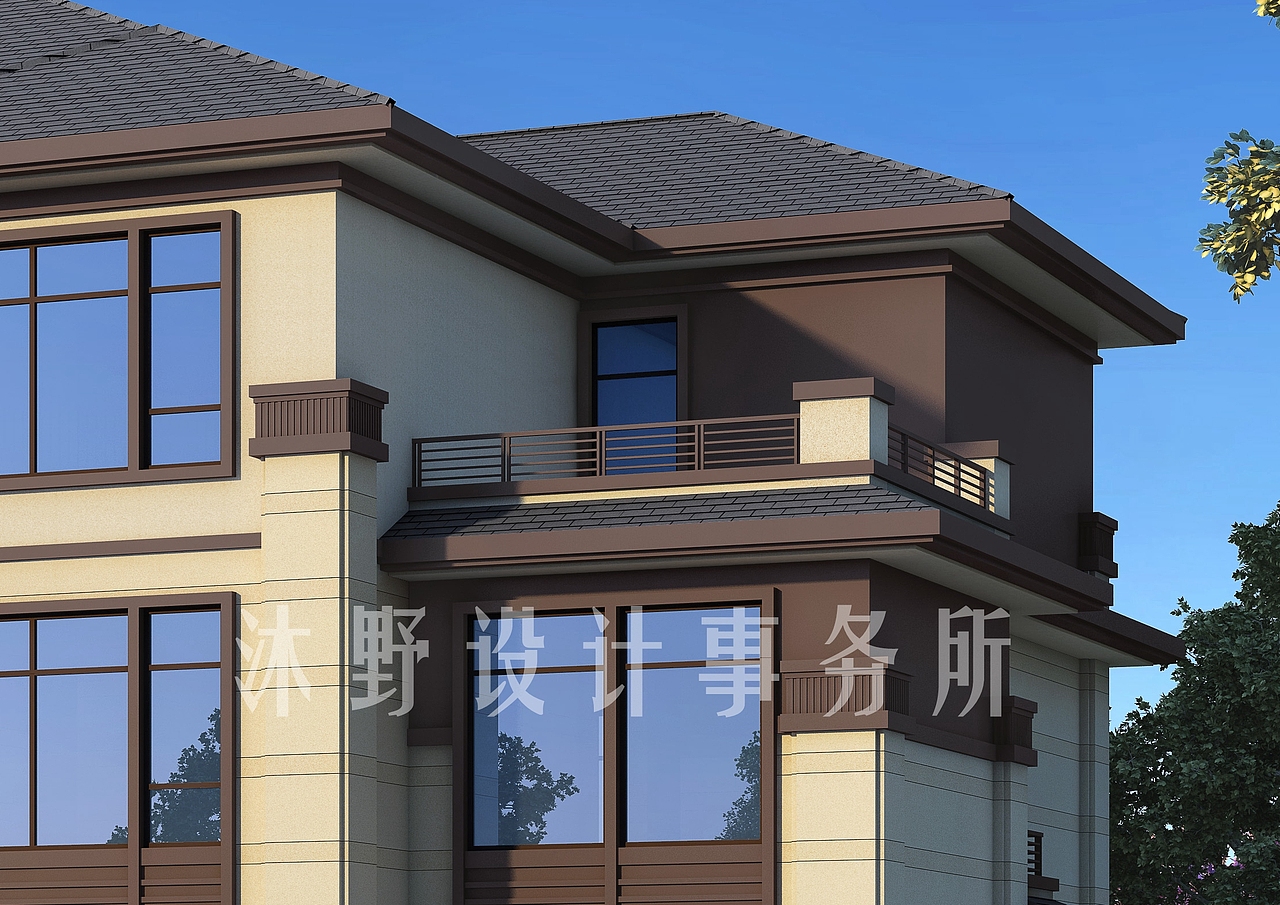 山东聊城、闫总三层新中式别墅设计