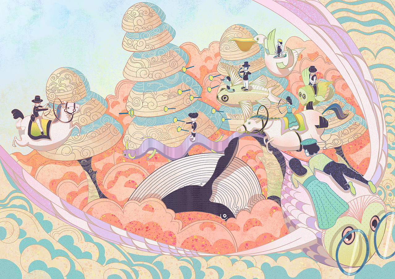 儿童节原创插画（图ZMzI4ODI4Njg4） - 商业插画 - 站酷设计师StudentSong原创素材 - 站酷ZCOOL