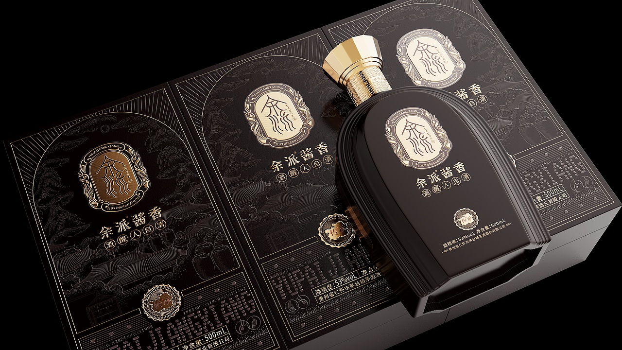 余派酱香酒丨白酒包装设计(图ZMzY5MDA0Njk2) - 包装 - 站酷设计师全胜民原创素材 - 站酷ZCOOL